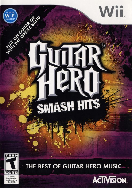 Guitar Hero Smash Hits box art for Wii